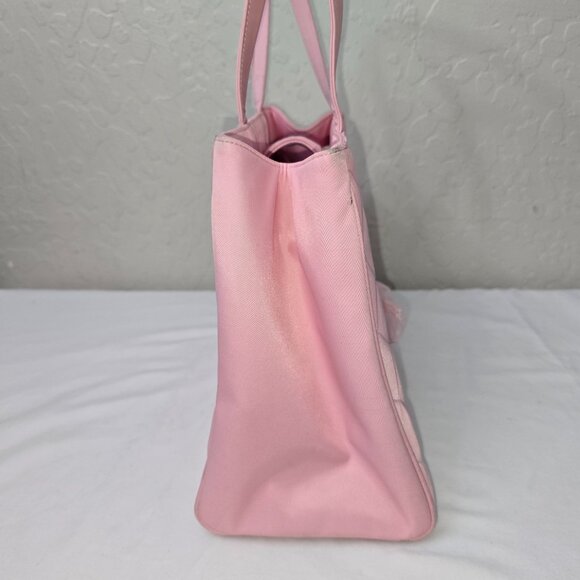 My Flat in London Brighton Ballerina Monkey Rhinestone Crown Pink Quilted Bag - Picture 7 of 16